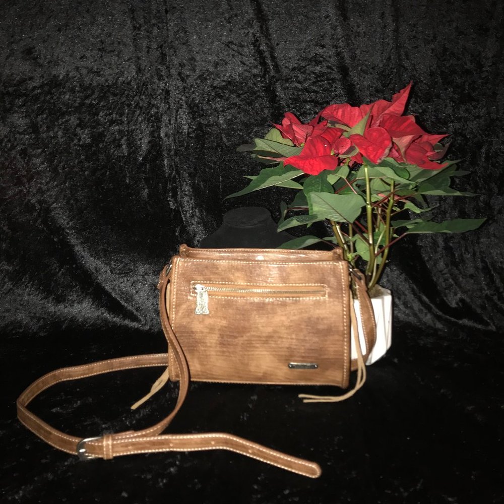 Trinity Ranch Tooled Leather Western Handbag - image 8